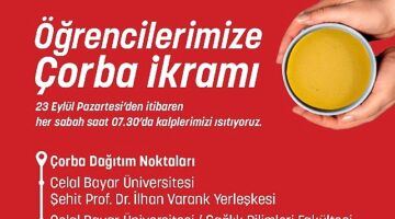 Öğrencilerin Günaydın Çorbası Büyükşehir'den