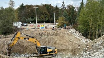 Tatarahmet köprüsünde temel betonu döküldü