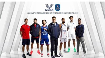 Anadolu Efes'in yeni sezon formaları Basketbol Gelişim Merkezi'nde Bilcee standında taraftarlarla buluşacak