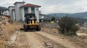 Didim'de Sağanak Yağış Sonrası Zarar Gören Yollar Onarıldı