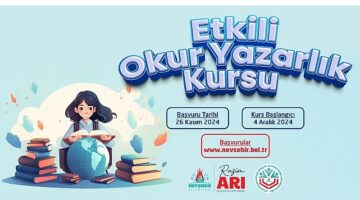 Etkili Okur Yazarlık Kursumuz Başlıyor