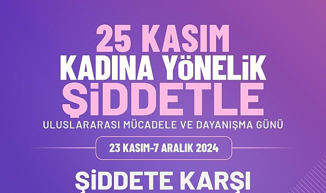 İBB, kentin dört bir yanında &apos;Kadına şiddete hayır' diyecek