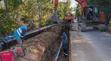 İSU, Kroman Çelik ve Sarkuysan'a Geri Kazanım Suyu Sağlayacak İletim Hattı Çalışmalarına Başladı