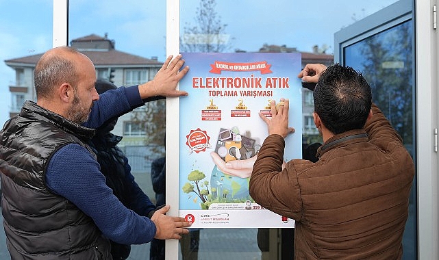 Keçiören'de Elektronik Atık Toplama Yarışması Başladı