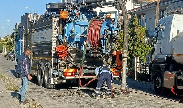 Lüleburgaz'ın kanalizasyon hatlarında temizlik