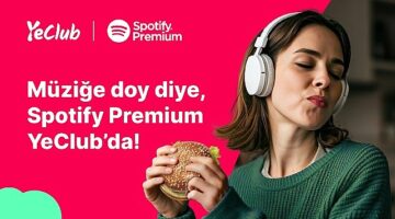 Yemeksepeti'nden YeClub Üyelerine 3 Aylık Spotify Premium Fırsatı