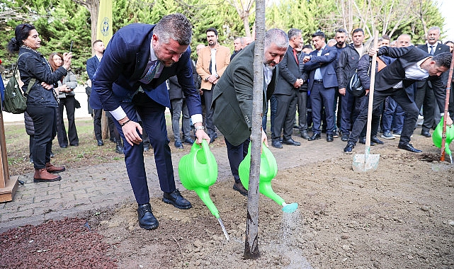 Buca'da asimilasyon şehitlerinin anısına Rodop Çocuk Parkı ve Anıtı açıldı