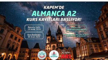 KAPEM'de Almanca A1 ve A2 Seviye Kurslar Düzenlenecek