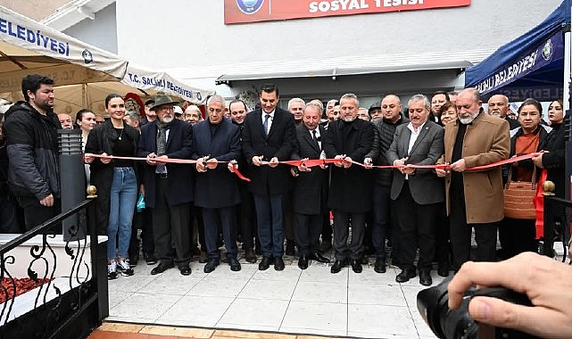 Salihli Belediyesi Ata Evi Emekliler Sosyal Tesisi Sağlık Mahallesi Fevzipaşa Caddesi No: 56'da Hizmete Açıldı