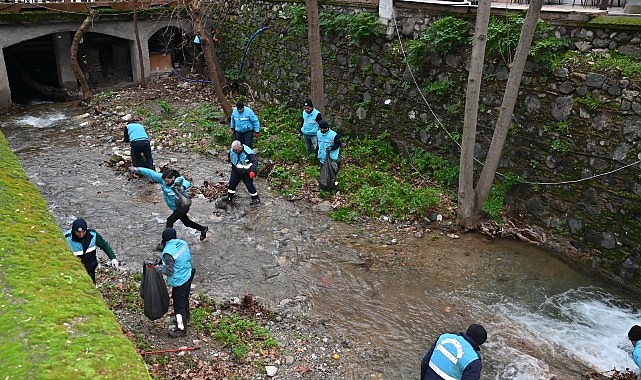 Büyükşehir ve MASKİ'den Çaybaşı Deresi'nde Hummalı Çalışma