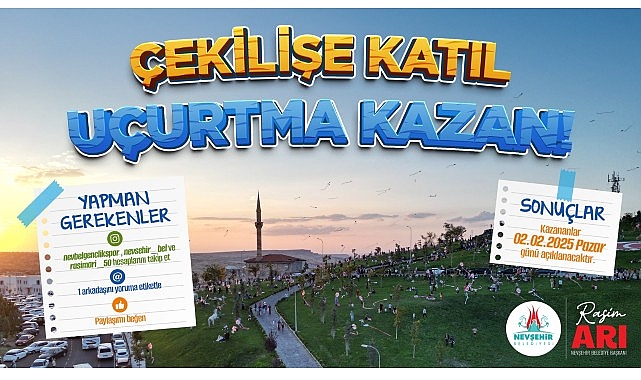 Çekilişle Haftada 10 Adet Uçurtma Dağıtılacak