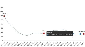 Tüik: Tarımsal girdi fiyat endeksi (Tarım-GFE) yıllık %32,92 arttı, aylık %1,41 arttı