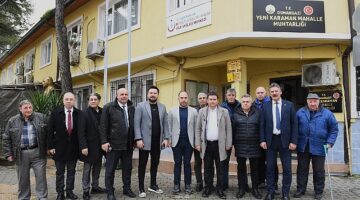 Bahçeşehir öğretmen ve öğrencilerden Başkan Topaloğlu'na ziyaret