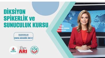 “Diksiyon, Spikerlik Ve Sunuculuk" Kurs Kayıtları Başladı