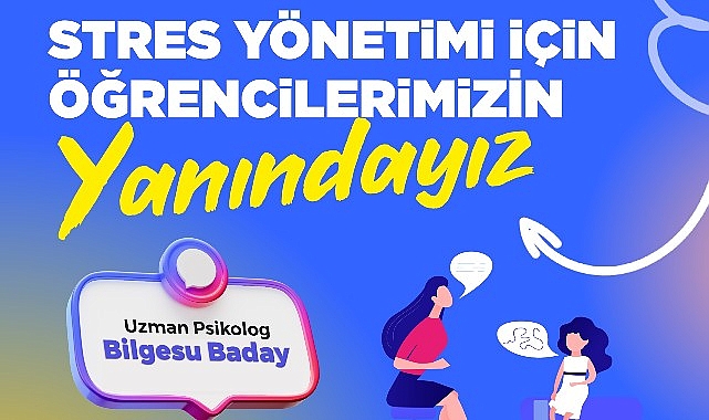 Efes Selçuk Belediyesi sınav kaygısı yaşayan öğrencilerin yanında