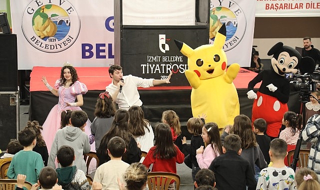 Geyve'de Yarıyıl Şenliğinde Çocuklar Doyasıya Eğlendi