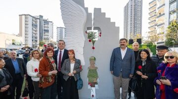 Mersin Yenişehir'de depremde kaybolan çocuklar anısına anıt yapıldı