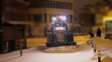 Nevşehir Güne Beyaz Örtü İle Uyandı