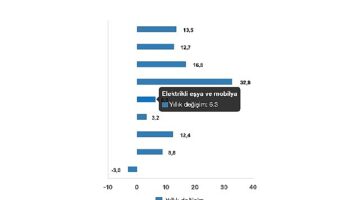 Tüik: Ticaret satış hacmi yıllık %8,2 arttı, perakende satış hacmi yıllık %13,5 arttı