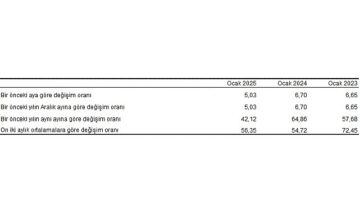 Tüik: Tüketici fiyat endeksi (TÜFE) yıllık %42,12, aylık %5,03 arttı