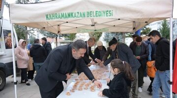 Şehitler İçin Lokma İkram Edildi